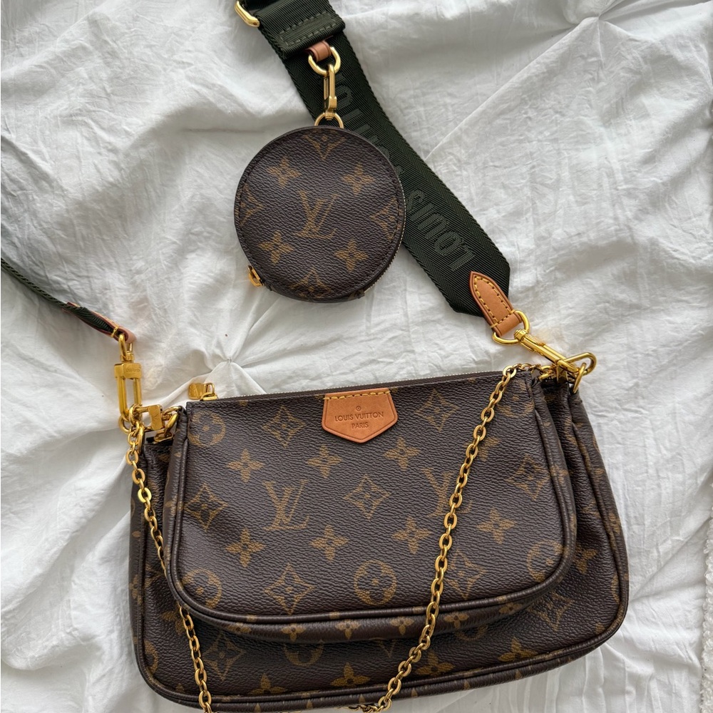 Louis Vuitton multi pochette Brown Monogram Crossbody Bag - Picture 2 of 10